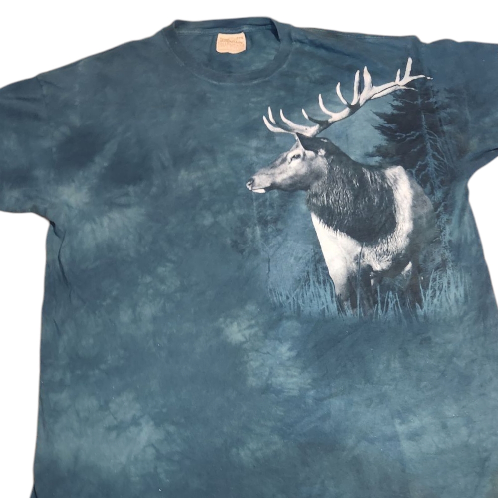 Men's Blue Graphic T-Shirt